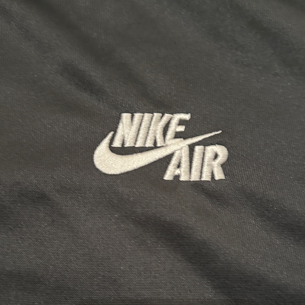 Nike Air Mens Full Zip Track Jacket Colorblock Black White Neon Yellow Size XL - Picture 7 of 10